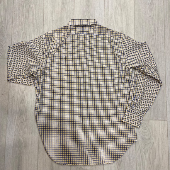 Polo by Ralph Lauren Blue & Yellow Plaid Button Down Classic Fit Mens Large - Picture 8 of 8